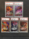 2025 One Piece OP13 Red Parallel Five Elders ENGLISH (Demon God Pack) Sequential PSA 10