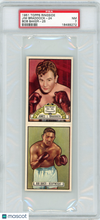 1951 Topps Ringside Jim Braddock-24 Bob Baker 25 \ FULL PANEL PSA 7