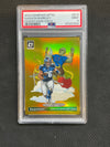 2023 Donruss Optic Saquon Barkley Downtown! Gold /10 PSA 9 Giants