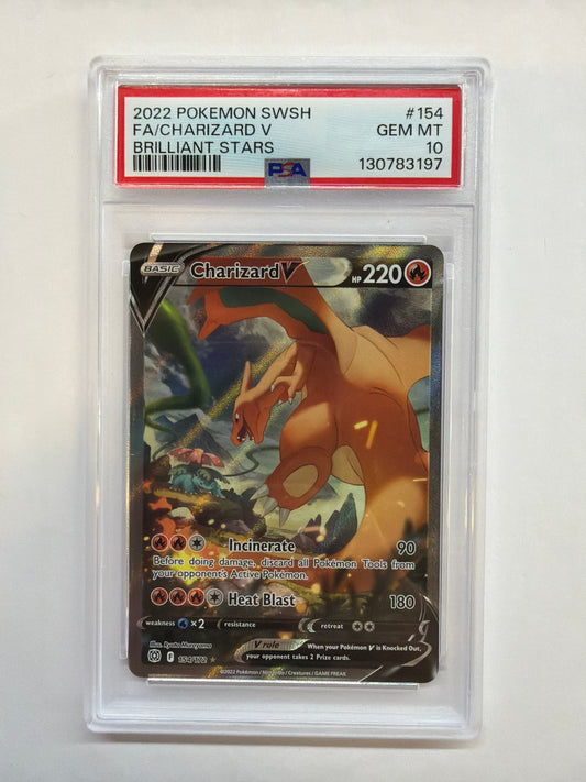 2022 Charizard V 154 PSA 10