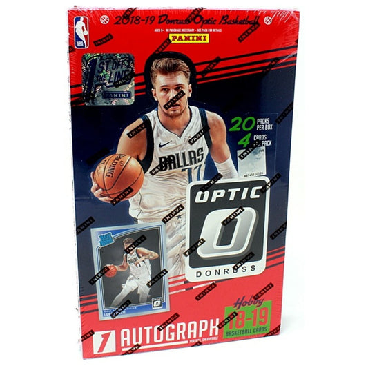 2018/19 Panini Donruss Optic Basketball 1st Off The Line Hobby Box