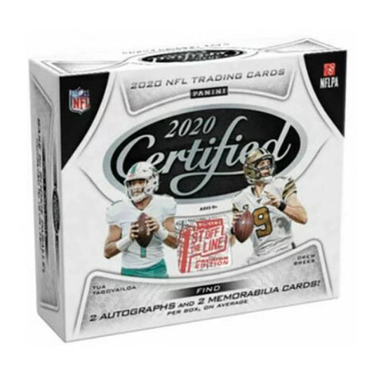 2020 Panini Certified Football FOTL Hobby Box