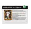 2024-25 Topps Chrome UEFA Club Competitions Soccer Jumbo Hobby 8-Box Case