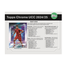 2024-25 Topps Chrome UEFA Club Competitions Soccer Hobby 12-Box Case