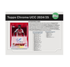2024-25 Topps Chrome UEFA Club Competitions Soccer Jumbo Hobby 8-Box Case