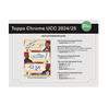 2024-25 Topps Chrome UEFA Club Competitions Soccer Jumbo Hobby 8-Box Case