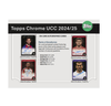 2024-25 Topps Chrome UEFA Club Competitions Soccer Jumbo Hobby 8-Box Case