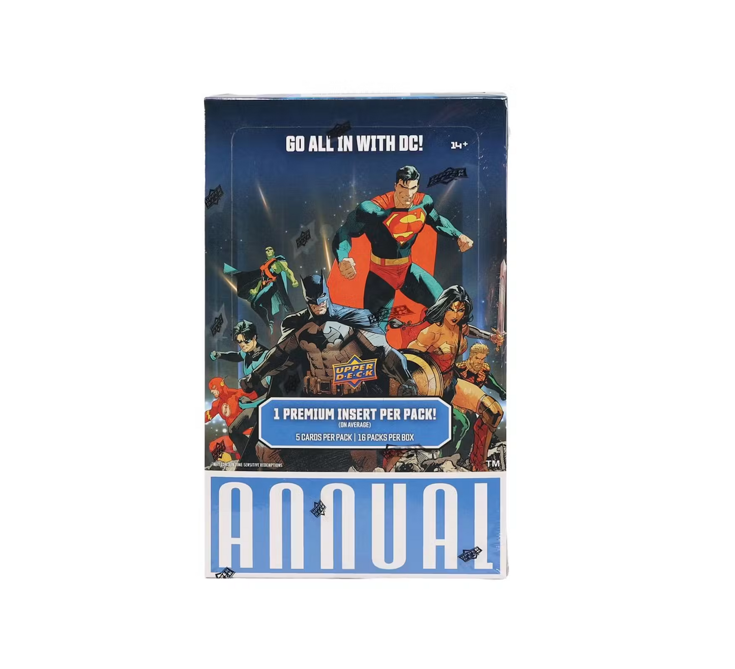 2024-25 Upper Deck DC Annual Hobby 16-Box Case