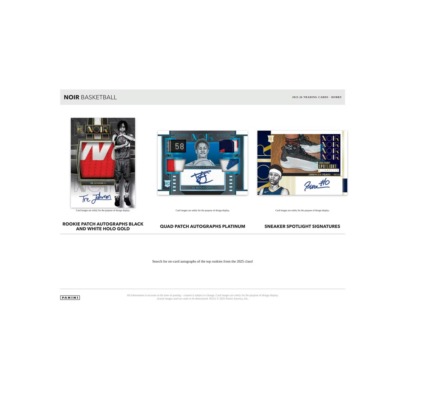 2025-26 Panini Noir Basketball Hobby 4-Box Case