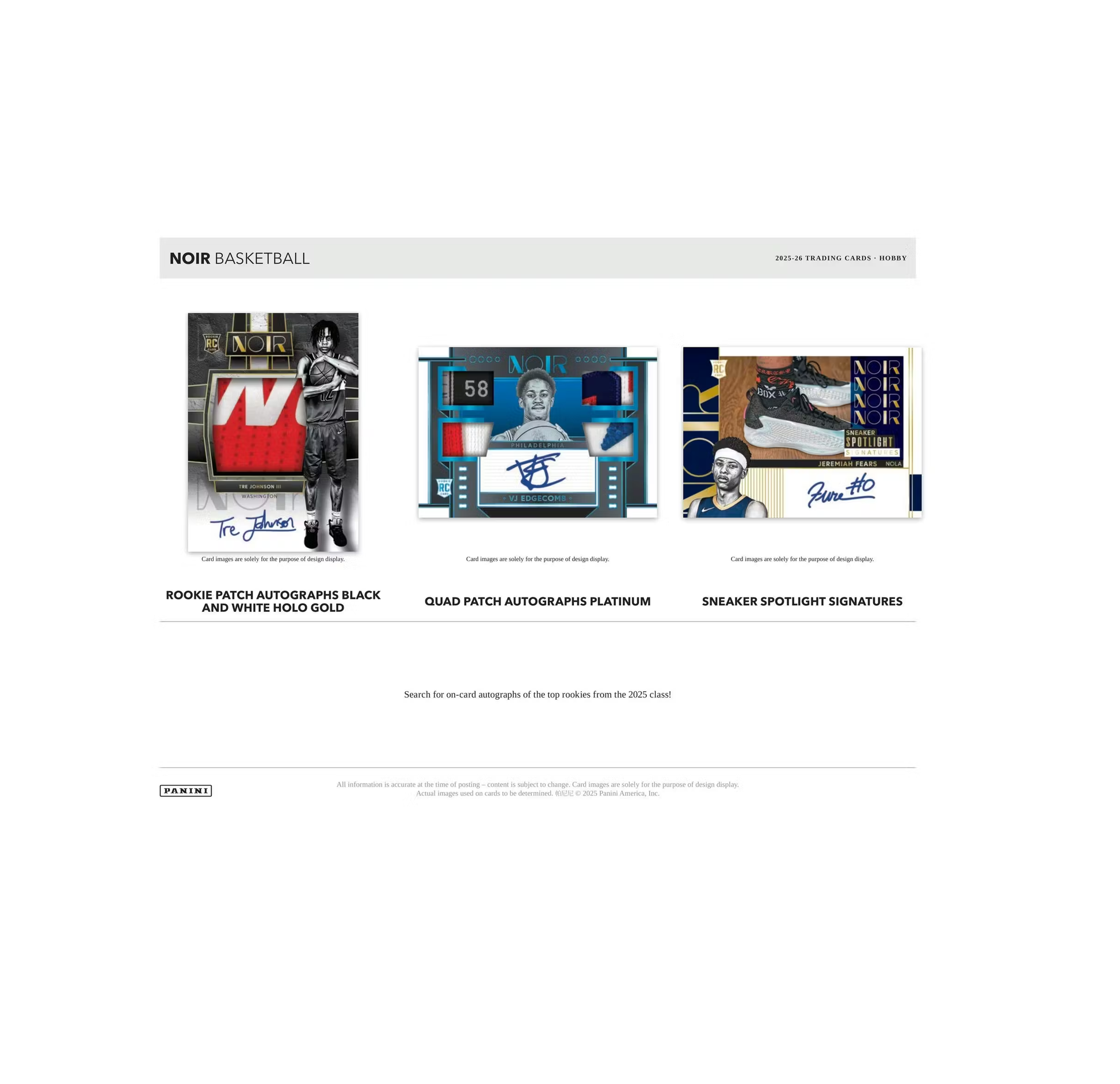 2025-26 Panini Noir Basketball Hobby 4-Box Case