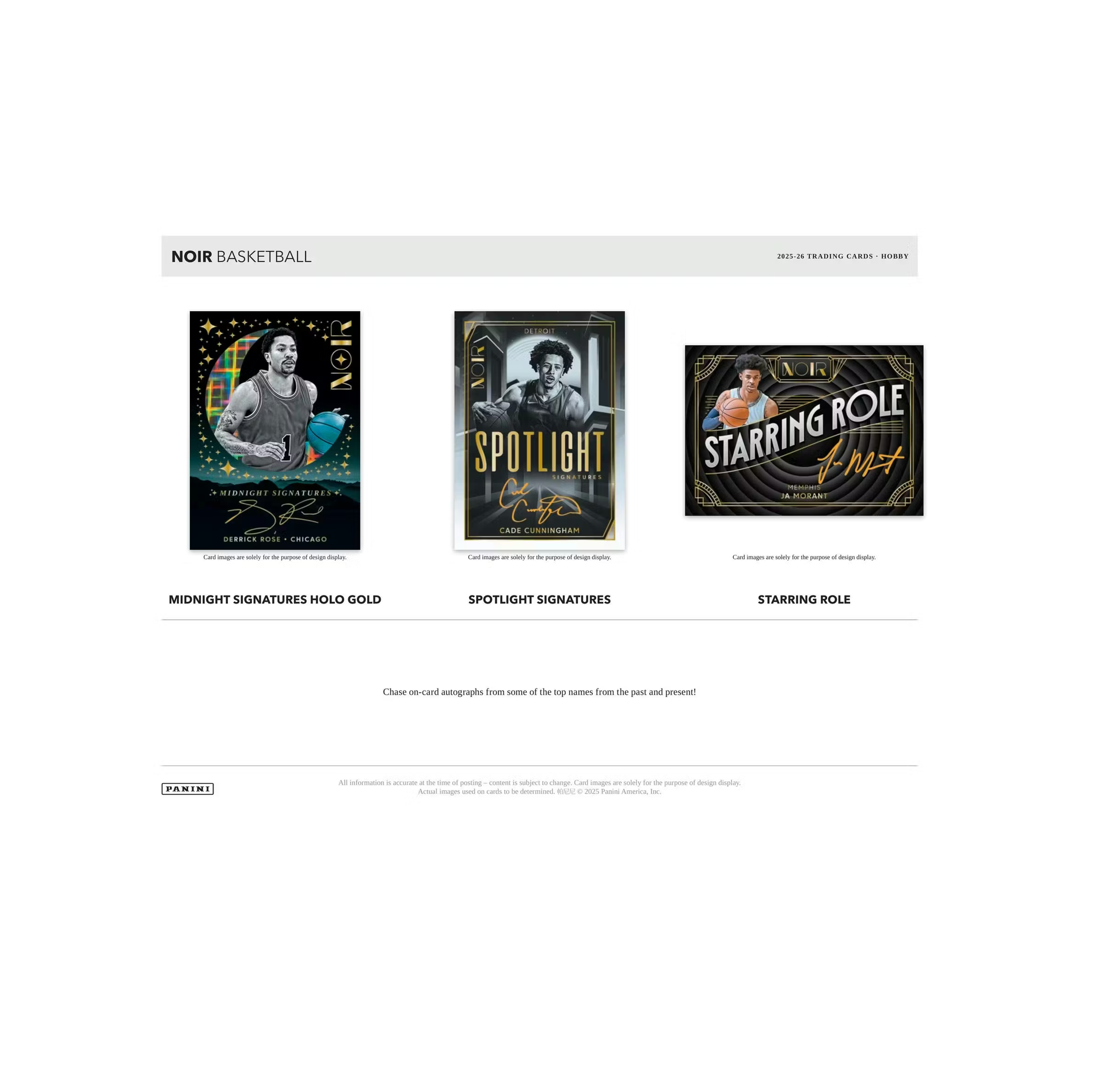 2025-26 Panini Noir Basketball Hobby 4-Box Case