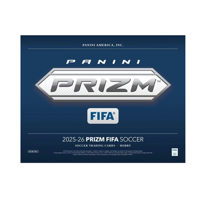 2025-26 Panini Prizm FIFA Soccer Hobby 12-Box Case