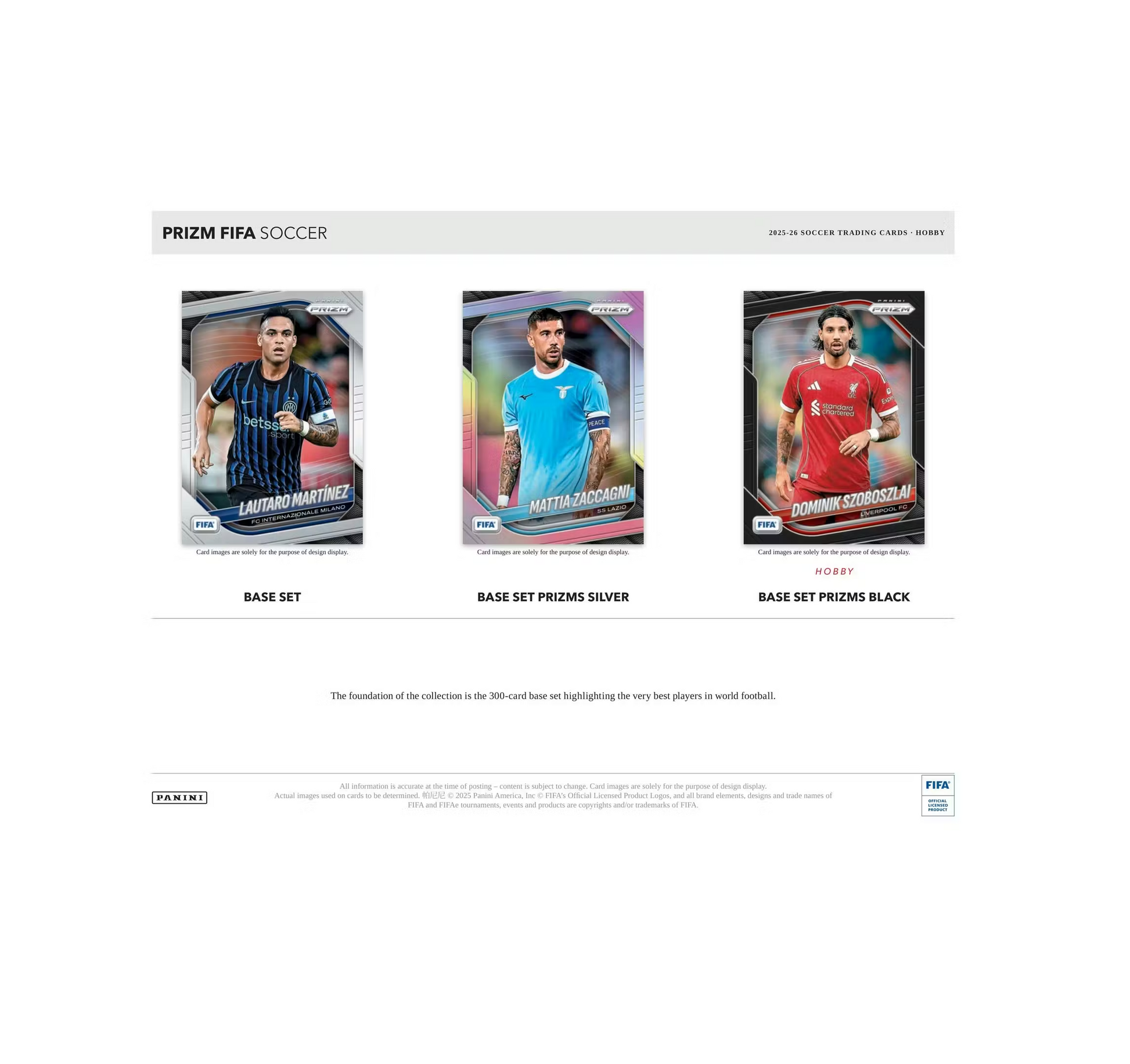 2025-26 Panini Prizm FIFA Soccer Hobby 12-Box Case