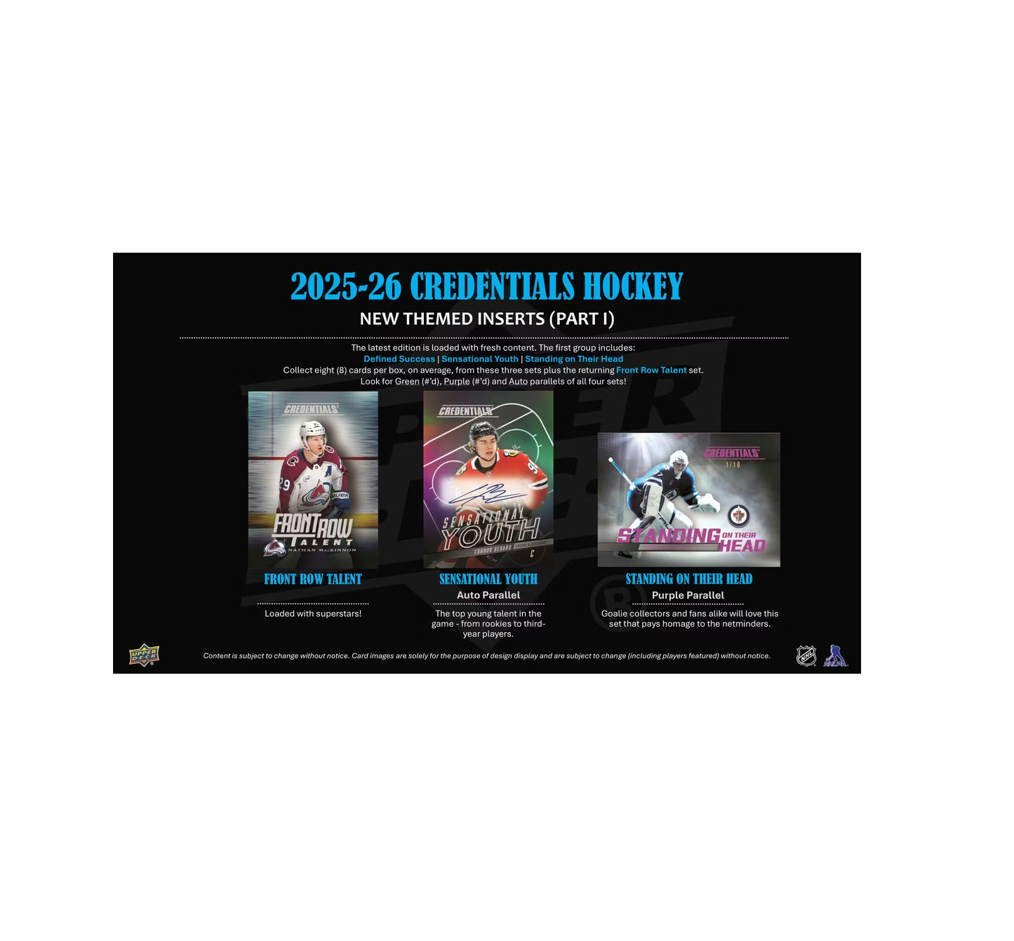 2025-26 Upper Deck Credentials Hockey Hobby 20-Box Case