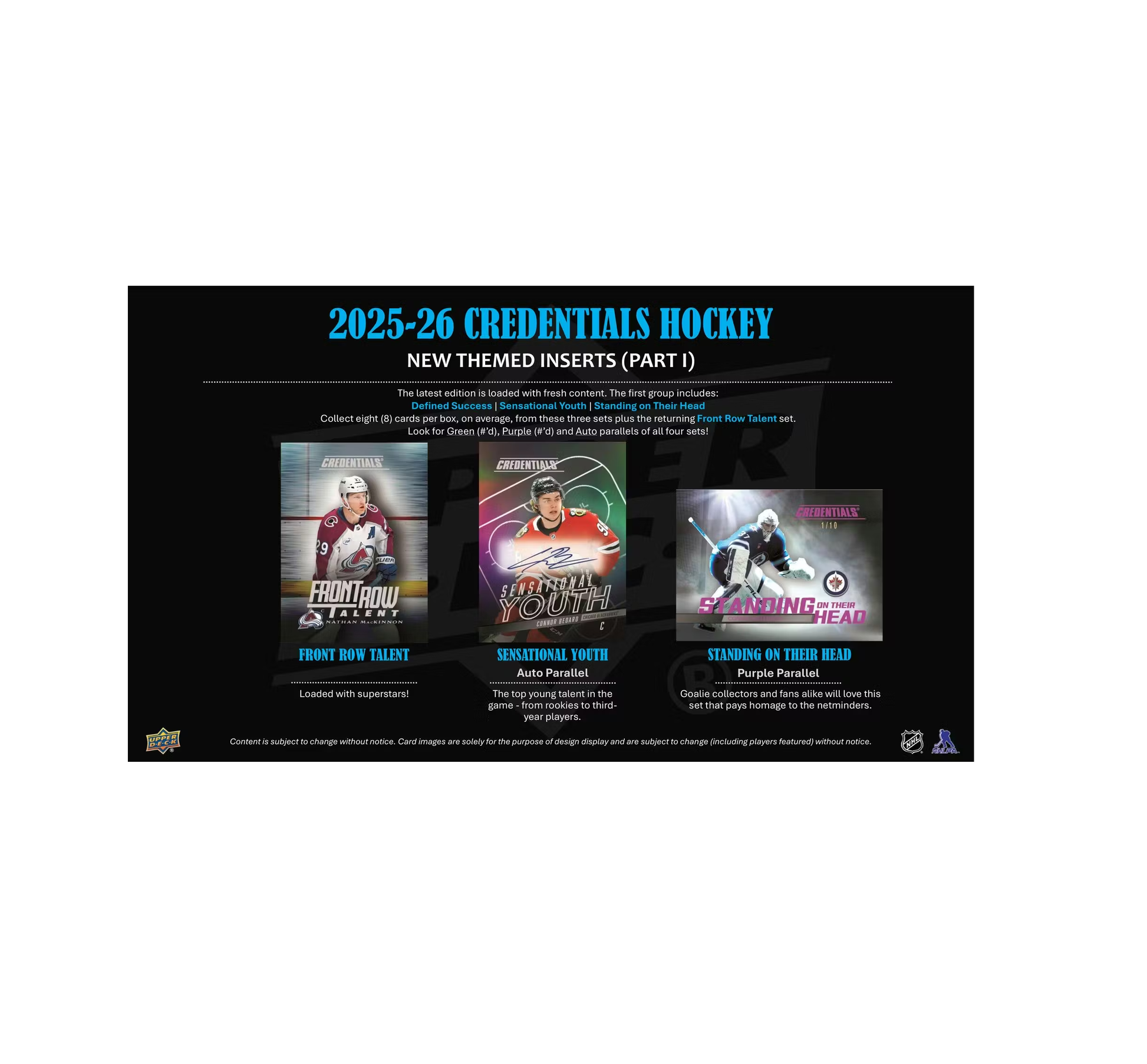 2025-26 Upper Deck Credentials Hockey Hobby 20-Box Case