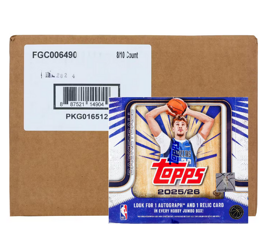 2025-26 Topps Basketball Hobby Jumbo 8-Box Case