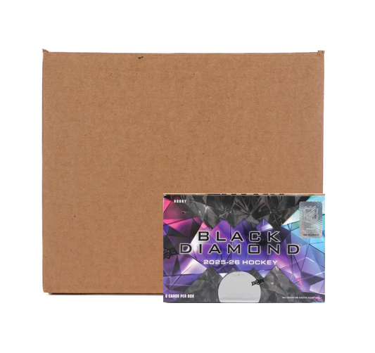2025-26 Upper Deck Black Diamond Hockey Hobby 5-Box Inner Case