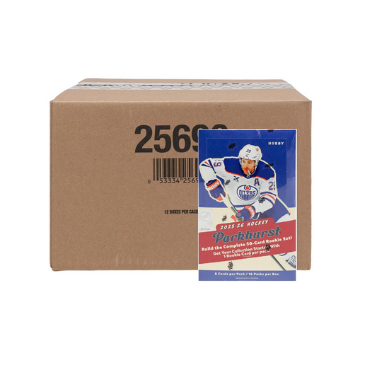 2025-26 Upper Deck Parkhurst Hockey Hobby 12-Box Case