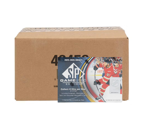 2025-26 Upper Deck SP Game Used Hockey Hobby 10-Box Case