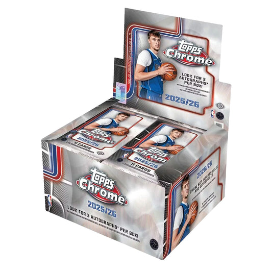 2025/26 Topps Chrome Basketball First Day Jumbo Box