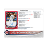 2025 Bowman Baseball Jumbo Hobby Box