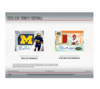 2025 Leaf Trinity Football Hobby 10-Box Case