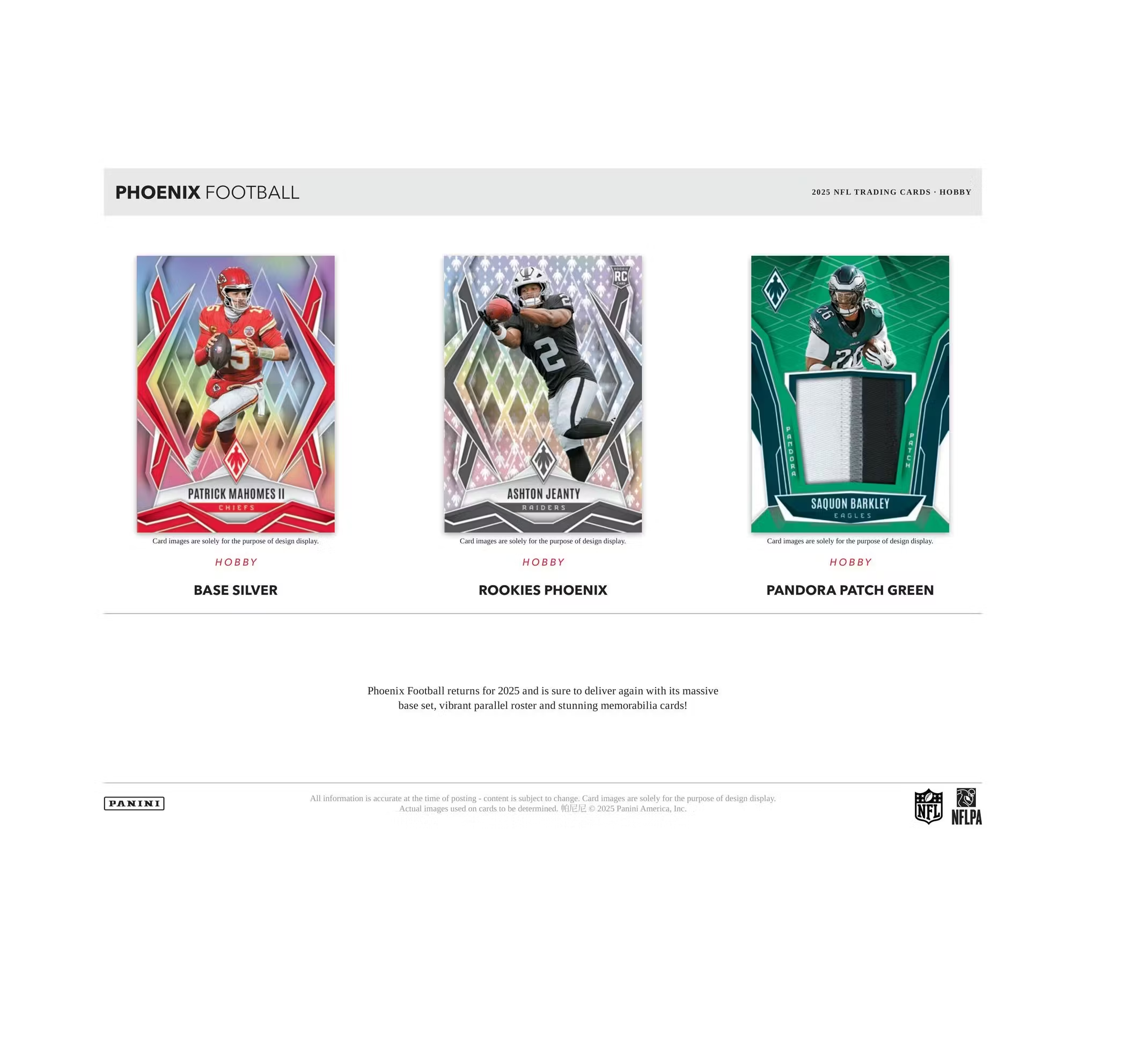 2025 Panini Phoenix Football Hobby 16-Box Case