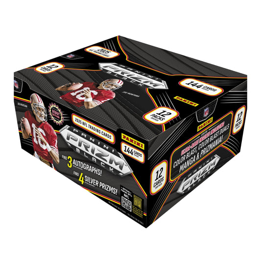 2025 Panini Prizm Black Football Hobby Box