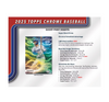 2025 Topps Chrome Baseball Blaster 40-Box Case