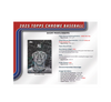 2025 Topps Chrome Baseball Hobby 12-Box Case