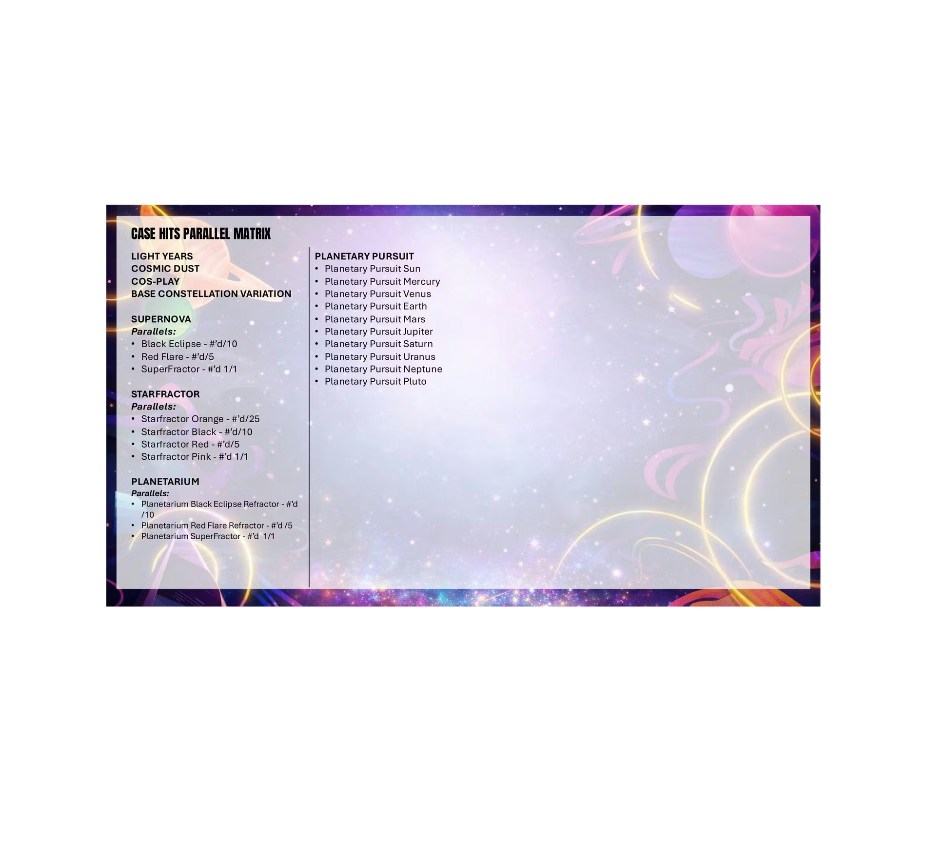 2025 Topps Cosmic Chrome Football Hobby 8-Box Case