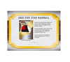 2025 Topps Five Star Baseball Hobby 3-Box Case
