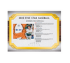 2025 Topps Five Star Baseball Hobby 3-Box Case