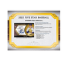 2025 Topps Five Star Baseball Hobby 3-Box Case