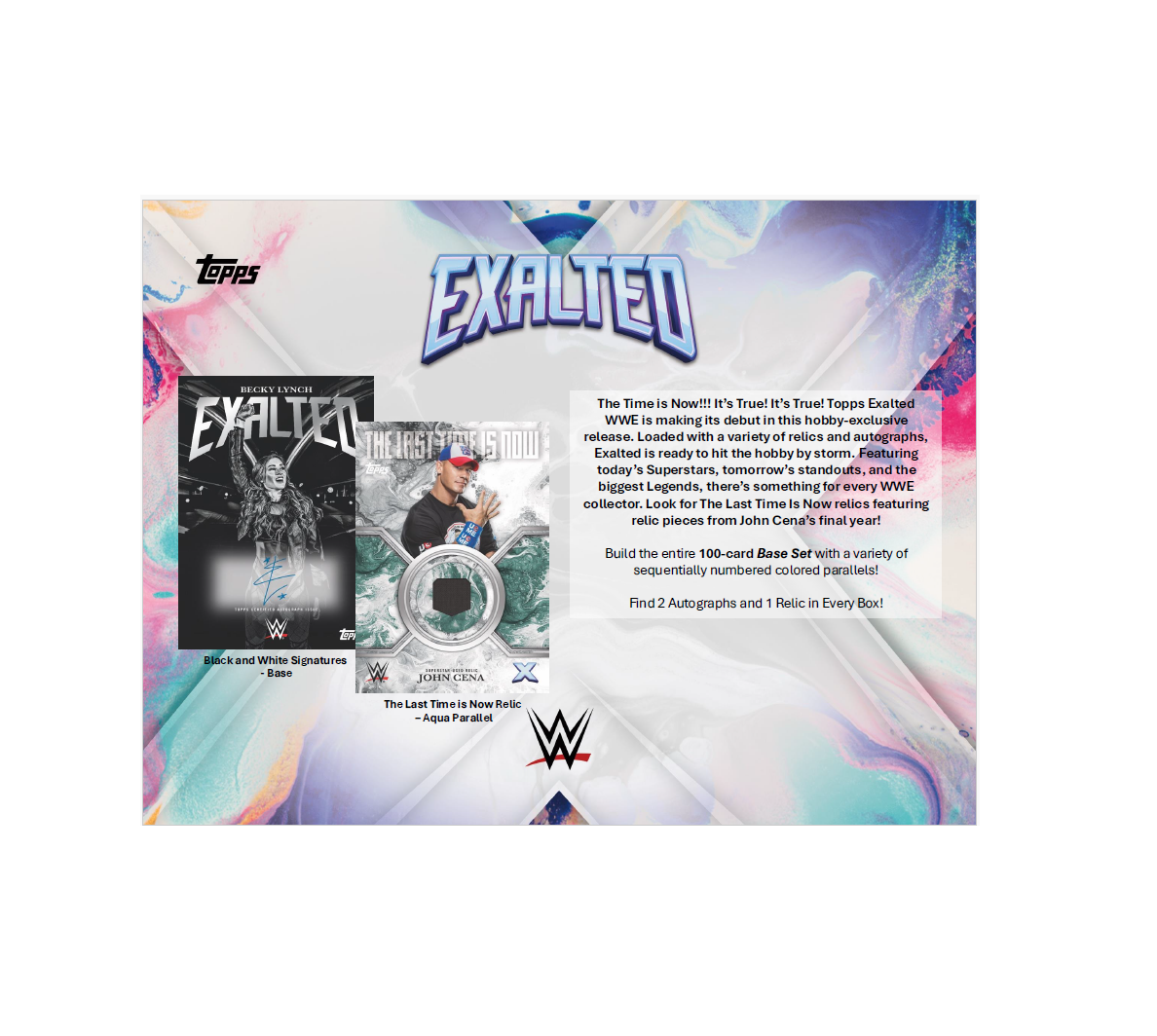 2025 Topps WWE Exalted Hobby 10-Box Case