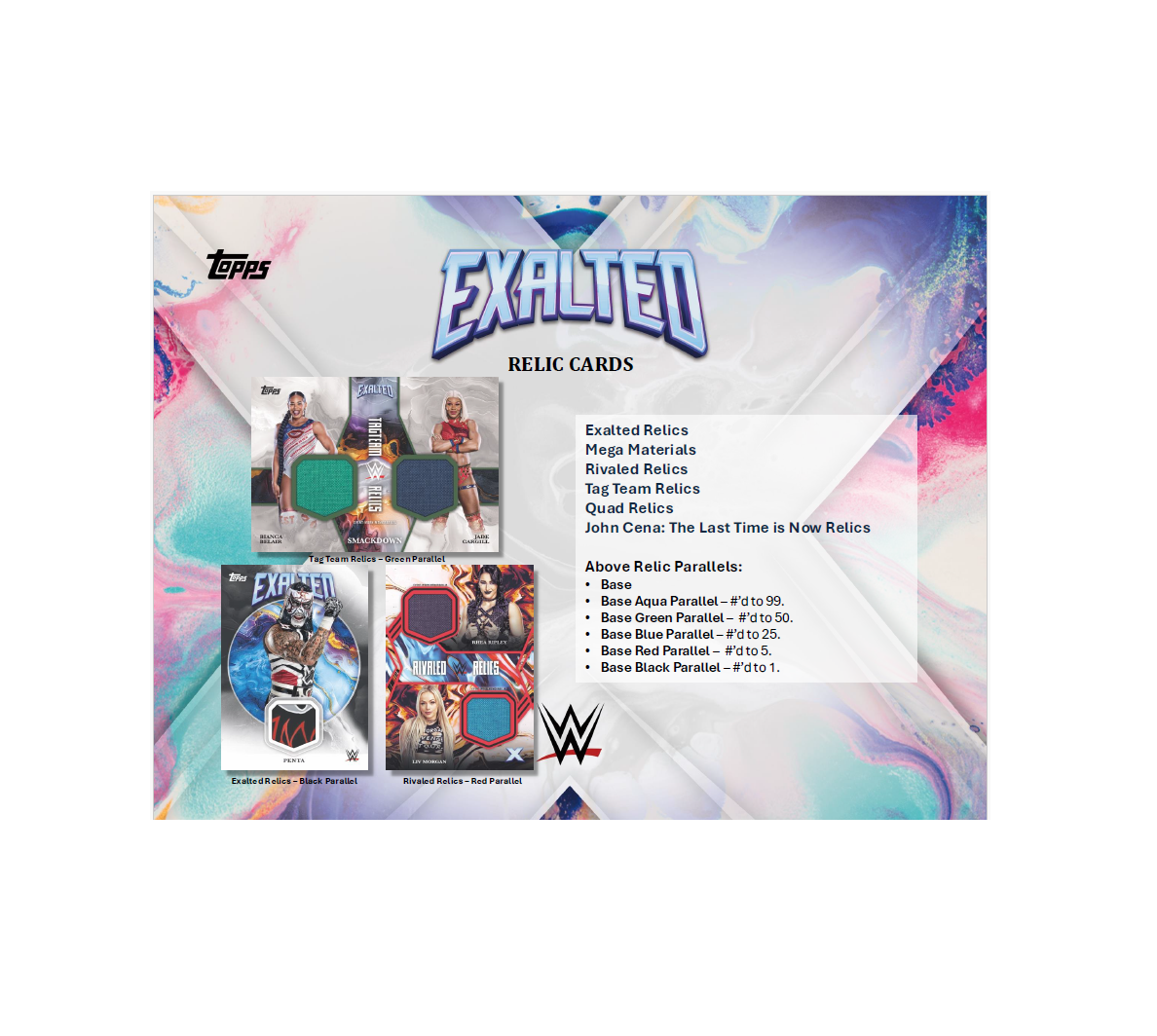 2025 Topps WWE Exalted Hobby 10-Box Case