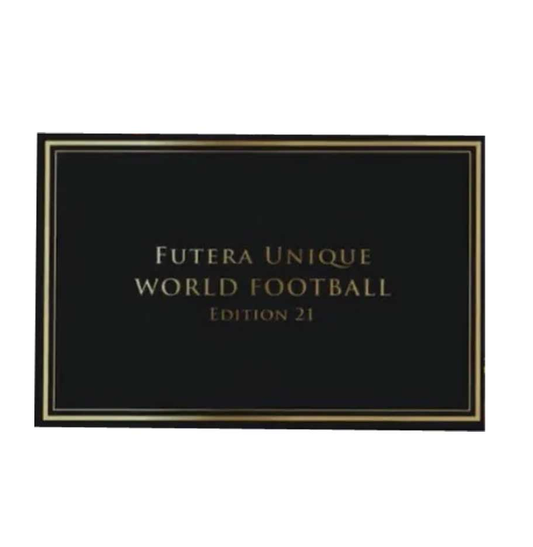 2025 Futera World Unique Football Edition 21 Soccer 6-Box Mini Case
