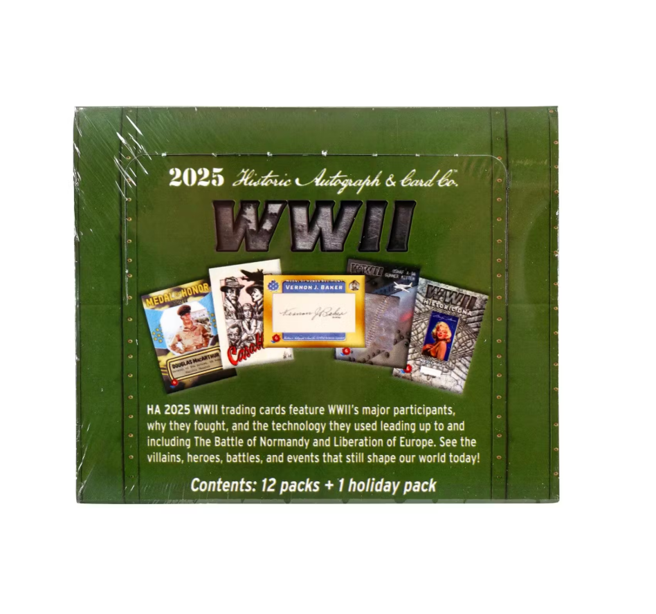 2025 Historic Autographs WWII Hobby 24-Box Case