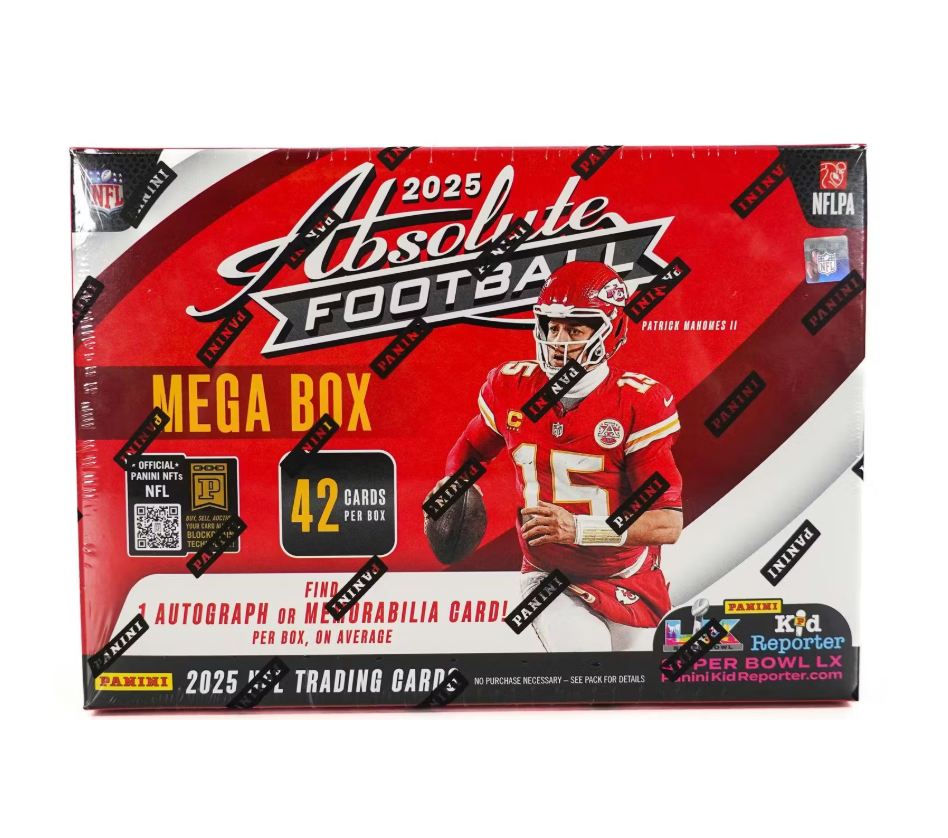2025 Panini Absolute Football Hobby Mega 20-Box Case