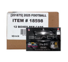 2025 Panini Black Football Hobby 12-Box Case