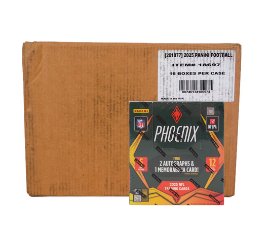 2025 Panini Phoenix Football Hobby 16-Box Case