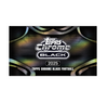 2025 Topps Chrome Black Football Hobby 12-Box Case