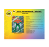 2025 Topps Chrome Spongebob Squarepants 25th Anniversary Blaster 40-Box Case