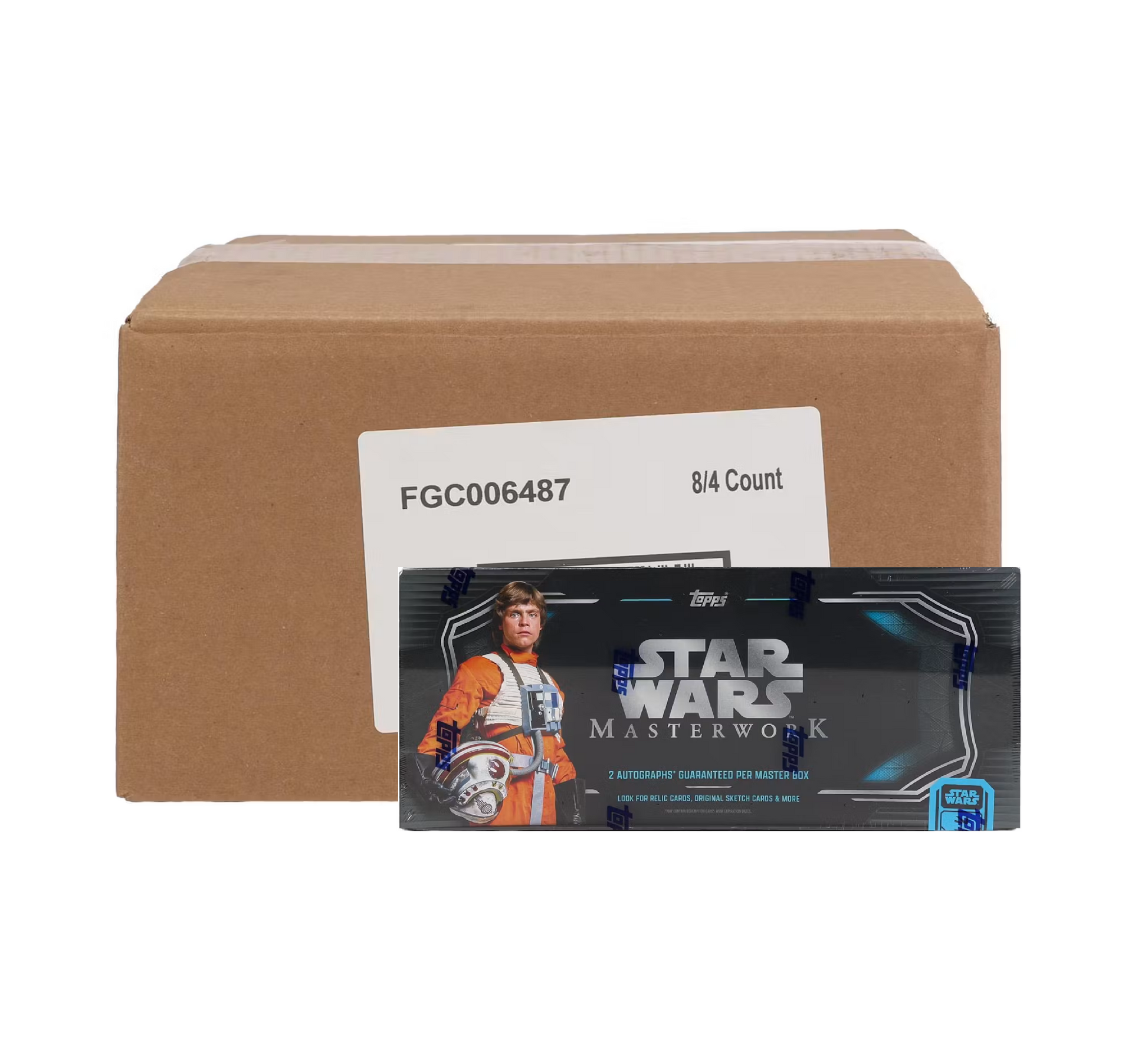 2025 Topps Star Wars Masterwork Hobby 8-Box Case