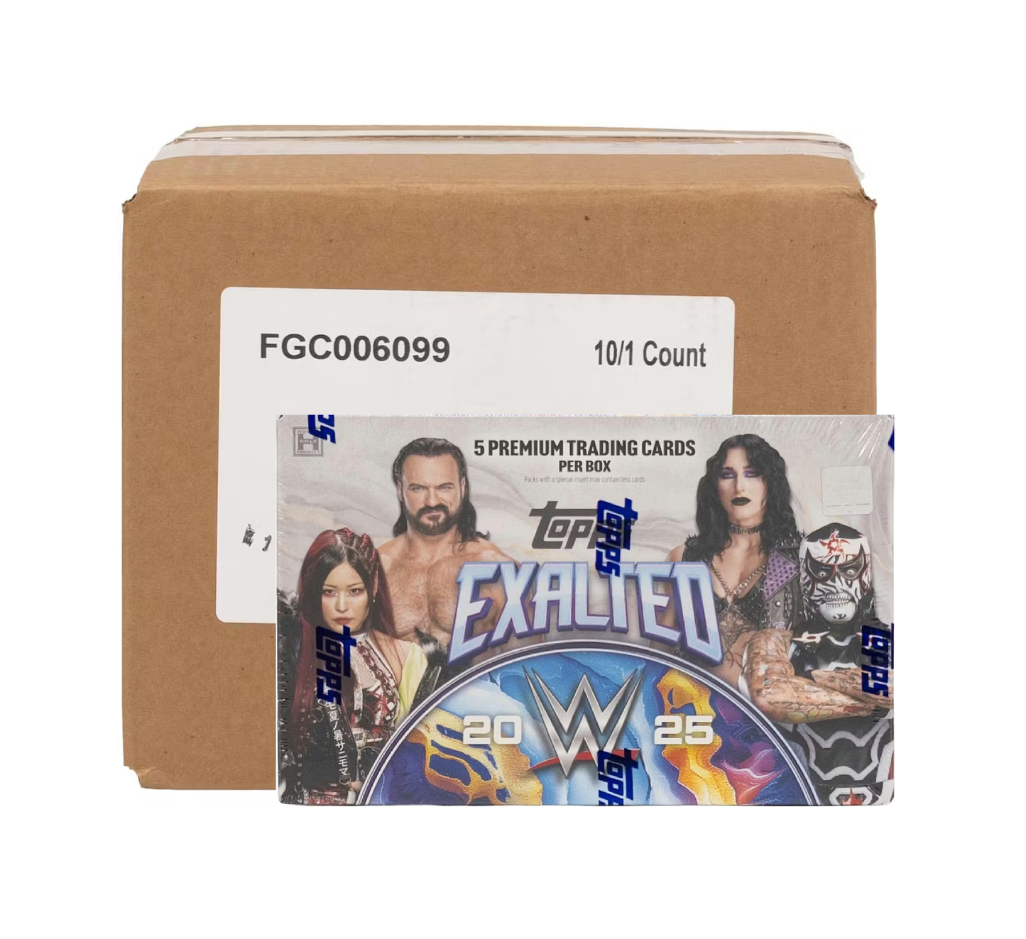 2025 Topps WWE Exalted Hobby 10-Box Case