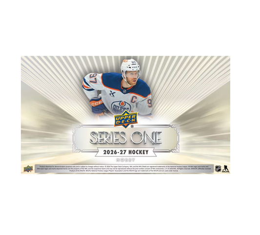 2026-27 Upper Deck Series 1 Hockey Hobby 12-Box Case