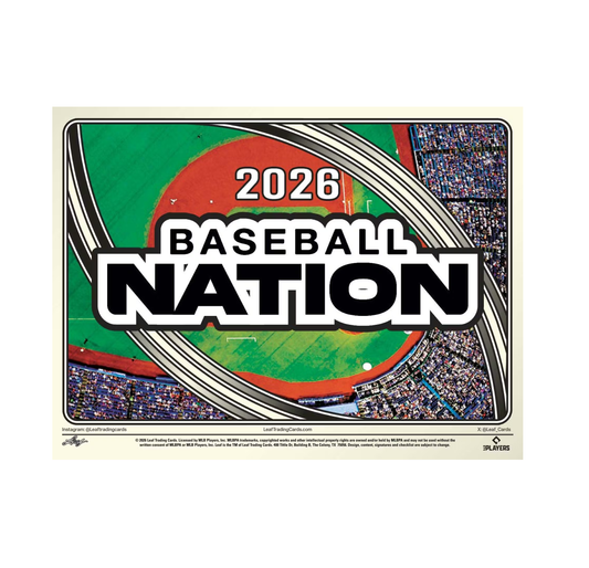 2026 Leaf Baseball Nation Hobby Jumbo 8-Box Case