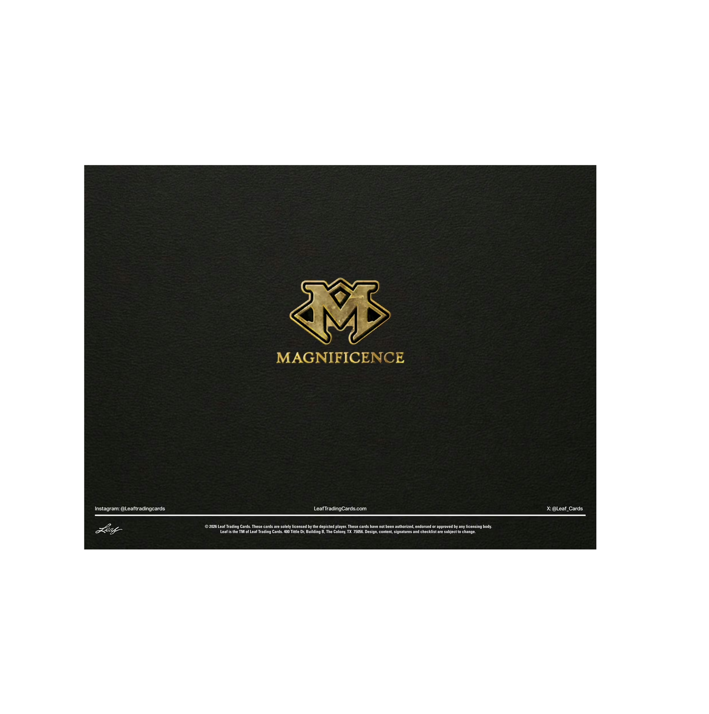 2026 Leaf Magnificence Multi-Sport 10-Box Case