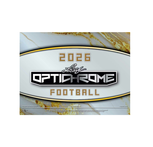 2026 Leaf Optichrome Football Hobby 12-Box Case