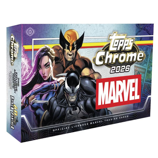 2026 Topps Chrome Marvel Comics Hobby Box